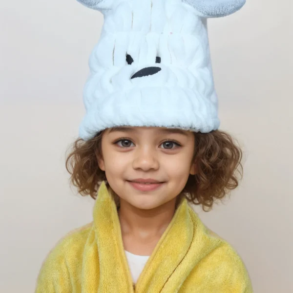 قبعة شعر للأطفال من الألياف الدقيقة