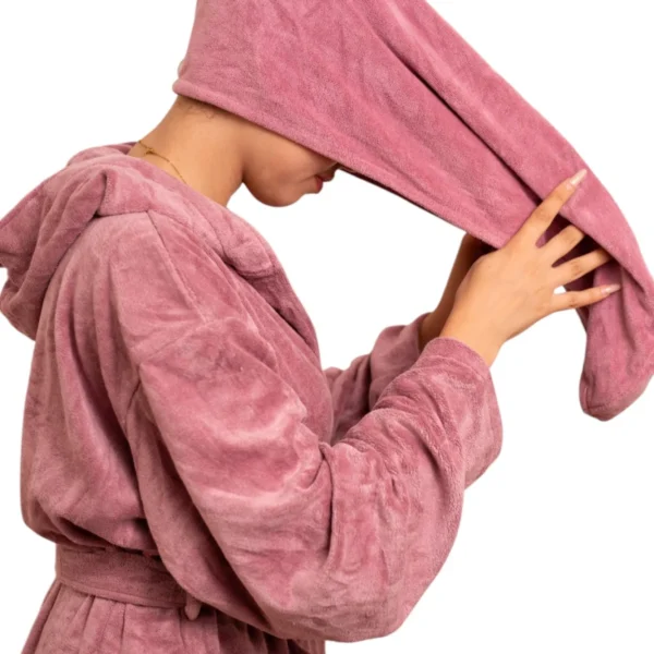 منشفة غطاء الشعر من المايكروفايبر